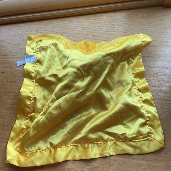 Disney Baby Winnie The Pooh Lovey Blanket Red & Yellow Embroidered "Hello There" - Picture 4 of 4